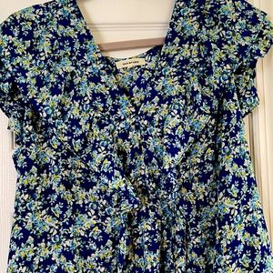 Max Studio floral blouse